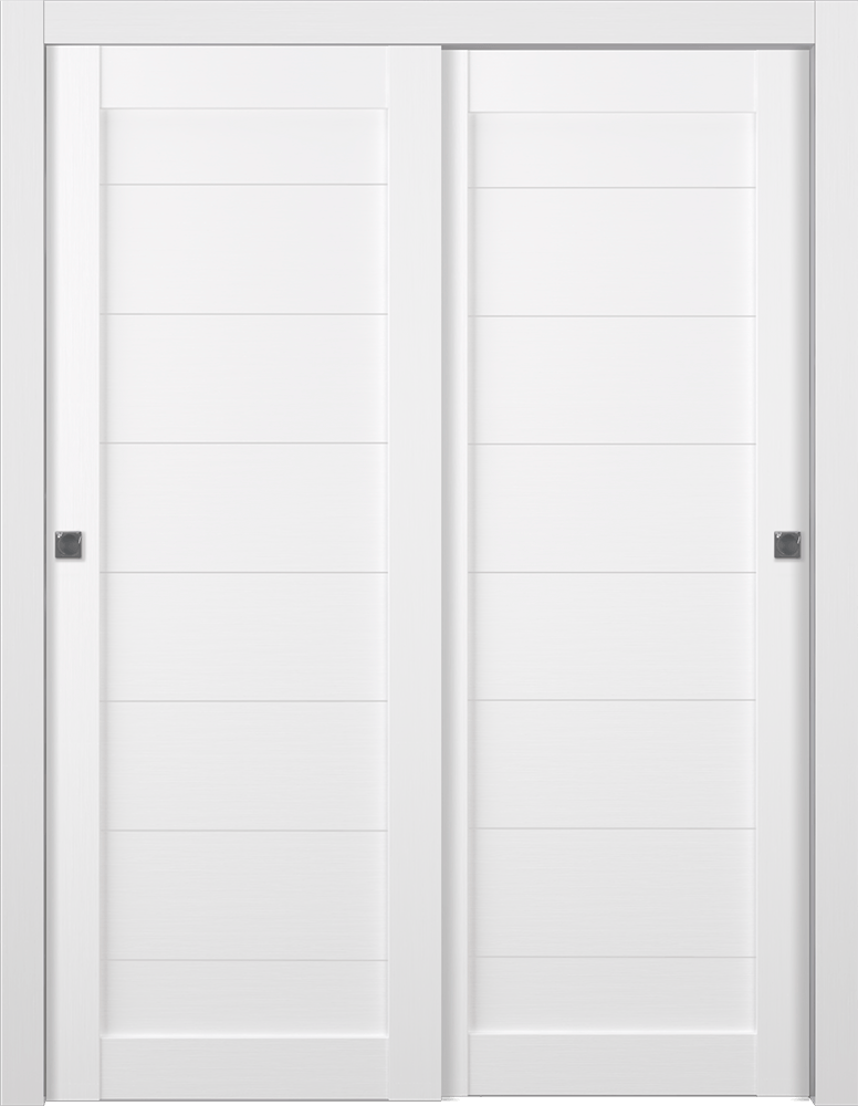 ERMI BIANCO NOBLE BYPASS BELLDINNI MODERN INTERIOR DOOR - 1