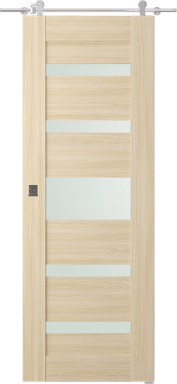 AVON 07-05 VETRO LOIRE ASH BARN DOORS BELLDINNI MODERN INTERIOR DOOR - 1