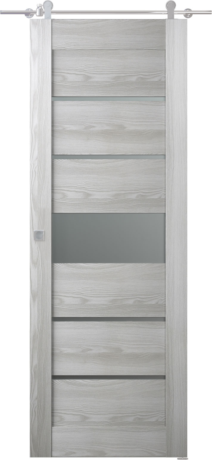 AVON 07-06 VETRO RIBEIRA ASH BARN BELLDINNI MODERN INTERIOR DOOR - 1