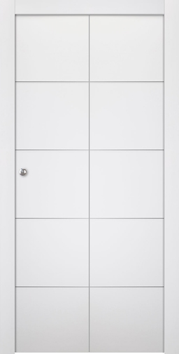 PALLADIO 4H BIANCO NOBLE BI-FOLD BELLDINNI MODERN INTERIOR DOOR - 1