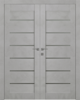 AVON 07-02 VETRO LIGHT URBAN DOUBLE BELLDINNI MODERN INTERIOR DOOR - 1