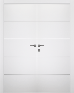 SMART PRO 4H POLAR WHITE DOUBLE BELLDINNI MODERN INTERIOR DOOR - 1