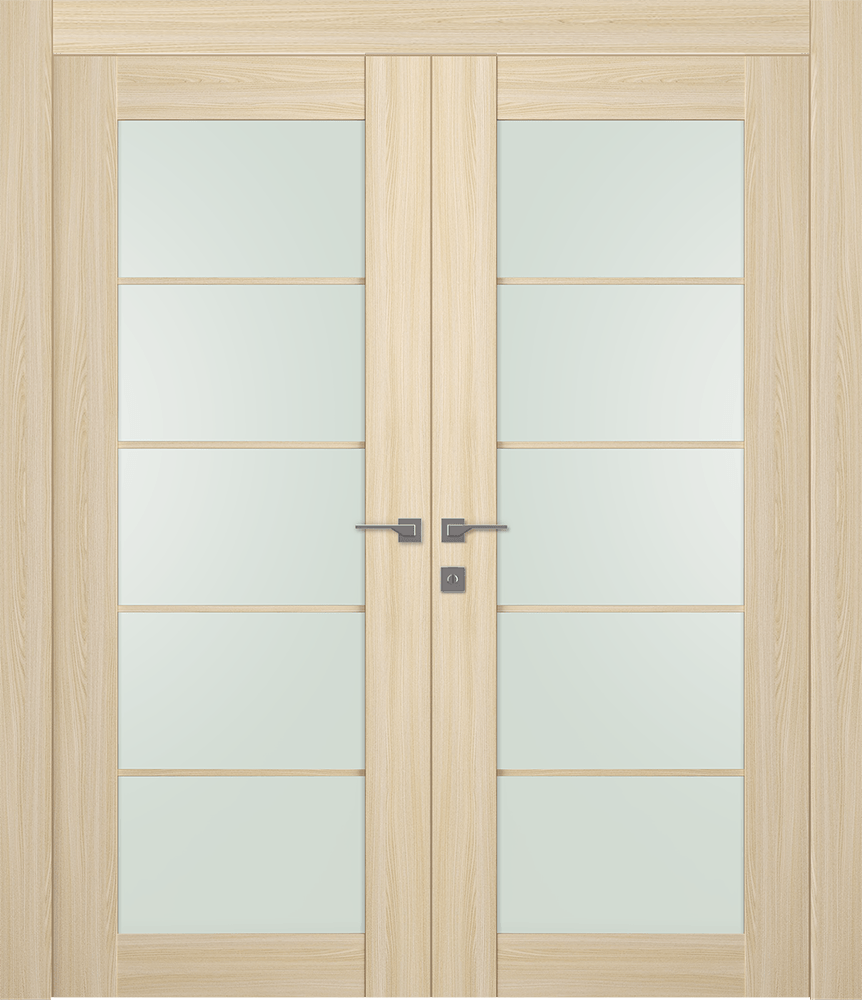 AVON 5 LITE VETRO LOIRE ASH CLOSET BELLDINNI MODERN INTERIOR DOOR - 1