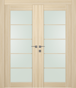 AVON 5 LITE VETRO LOIRE ASH CLOSET BELLDINNI MODERN INTERIOR DOOR - 1