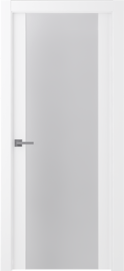 PALLADIO 202 VETRO BIANCO NOBLE SWING BELLDINNI MODERN INTERIOR DOOR - 1