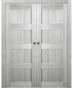 AVON 07 3R RIBEIRA ASH DOUBLE POCKET BELLDINNI MODERN INTERIOR DOOR - 1