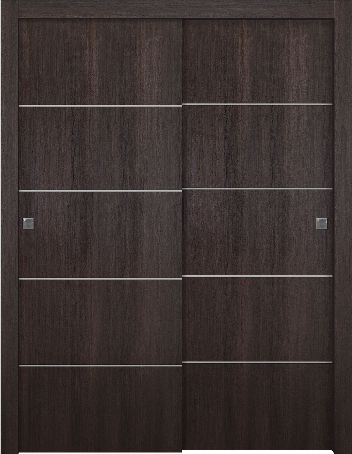 OPTIMA 4H VERALINGA OAK BYPASS BELLDINNI MODERN INTERIOR DOOR - 1