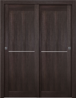 AVON 07 1H VERALINGA OAK BYPASS BELLDINNI MODERN INTERIOR DOOR - 1