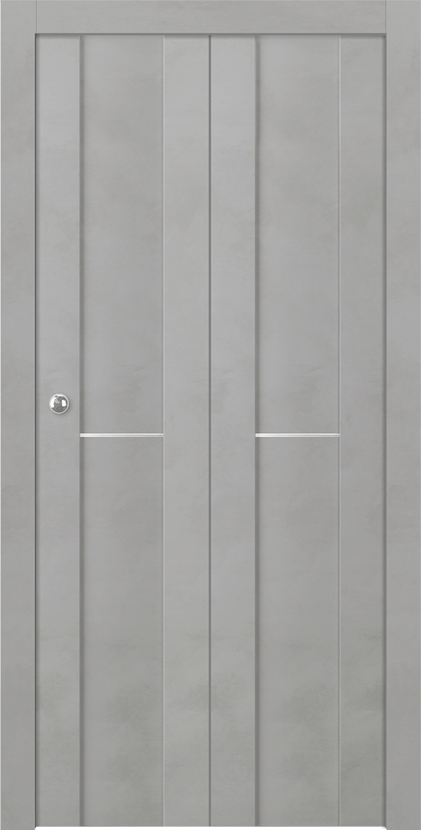 AVON 01 1H LIGHT URBAN BI-FOLD BELLDINNI MODERN INTERIOR DOOR - 1