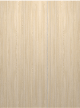 OPTIMA 2V LOIRE ASH DOUBLE BARN DOORS BELLDINNI MODERN INTERIOR DOOR - 2