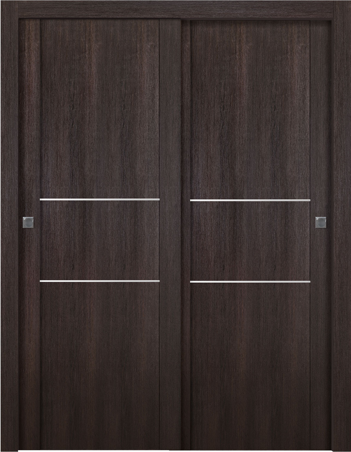 AVON 01 2H VERALINGA OAK BYPASS DOORS BELLDINNI MODERN INTERIOR DOOR - 1