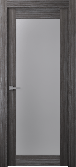 PALLADIO 207 VETRO GRAY OAK SWING BELLDINNI MODERN INTERIOR DOOR - 1