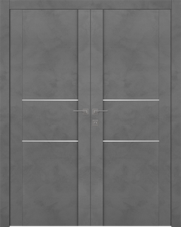 AVON 01 2H DARK URBAN DOUBLE BELLDINNI MODERN INTERIOR DOOR - 1