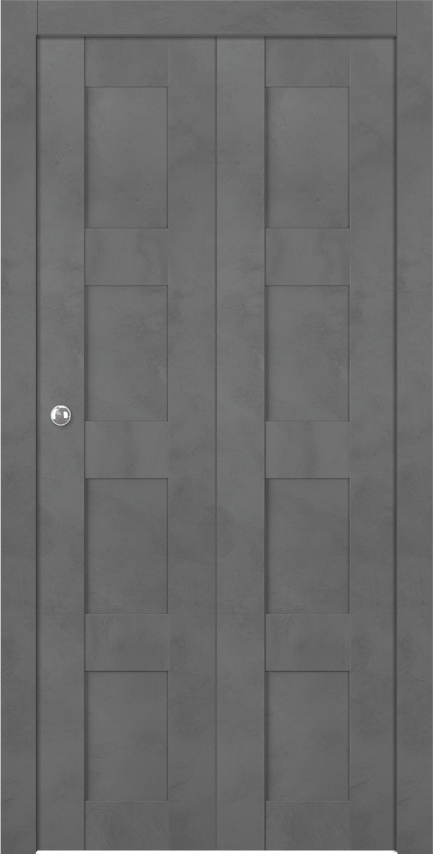 AVON 07 3R DARK URBAN BI-FOLD BELLDINNI MODERN INTERIOR DOOR - 1