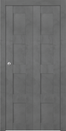 AVON 07 3R DARK URBAN BI-FOLD BELLDINNI MODERN INTERIOR DOOR - 1