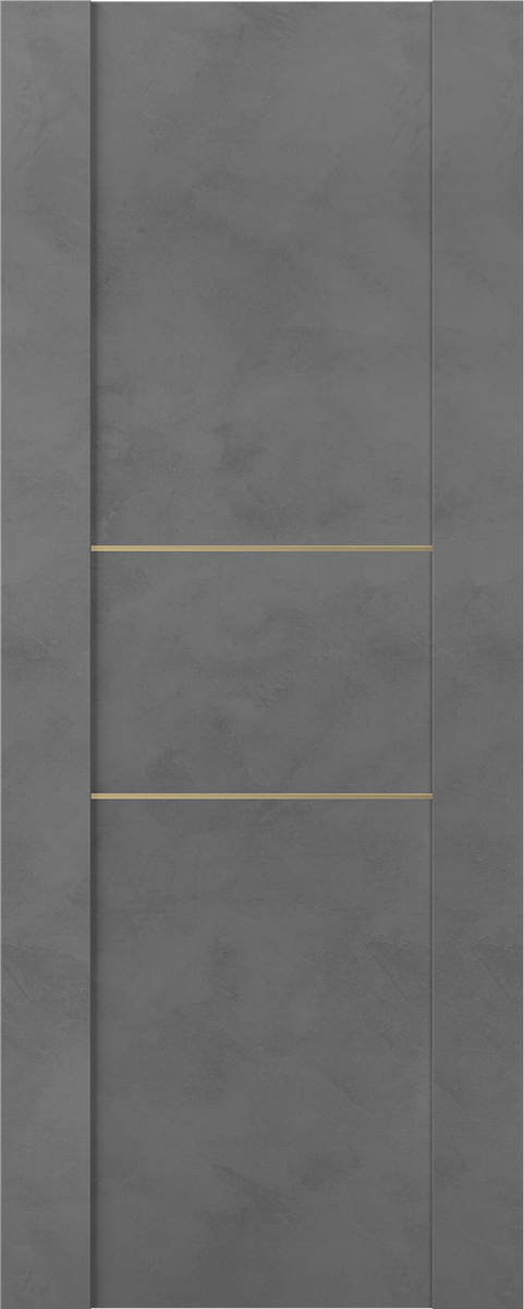 AVON 01 2H GOLD DARK URBAN SLAB BELLDINNI MODERN INTERIOR DOOR - 1