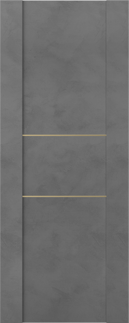 AVON 01 2H GOLD DARK URBAN SLAB BELLDINNI MODERN INTERIOR DOOR - 1