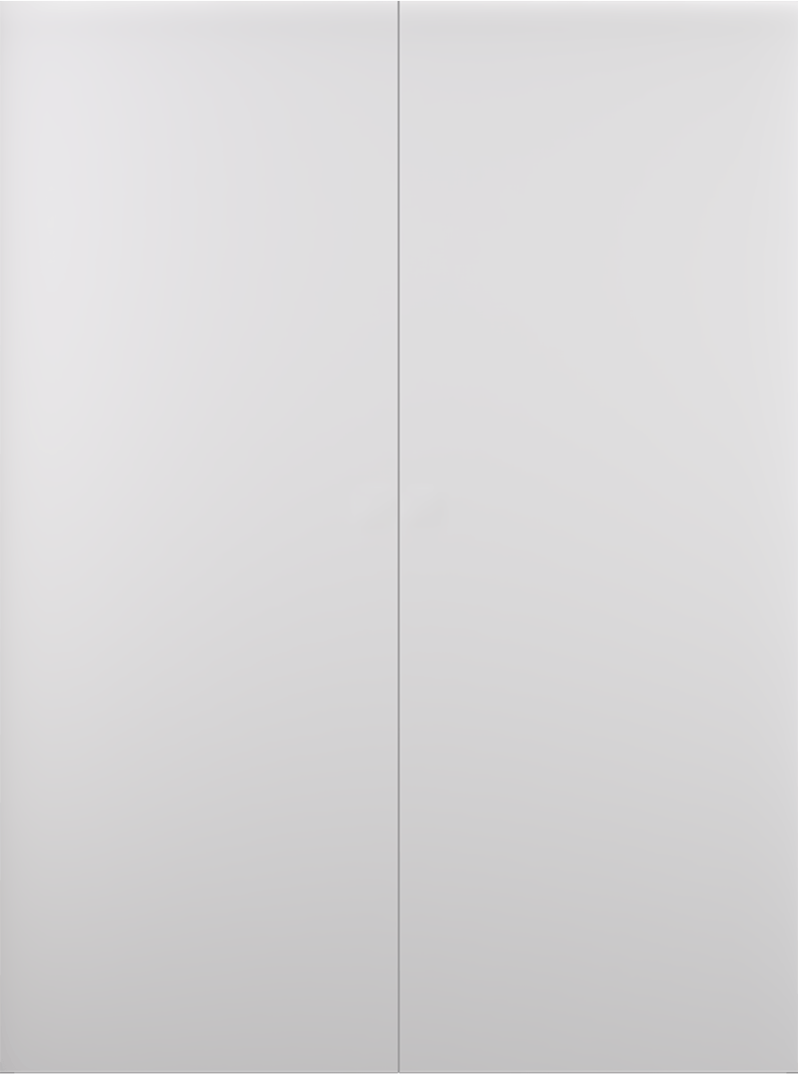 OPTIMA 2V SNOW WHITE BYPASS DOORS BELLDINNI MODERN INTERIOR DOOR - 2