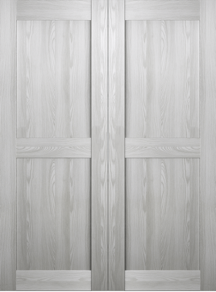 AVON 07 2RN RIBEIRA ASH DOUBLE BARN BELLDINNI MODERN INTERIOR DOOR - 2