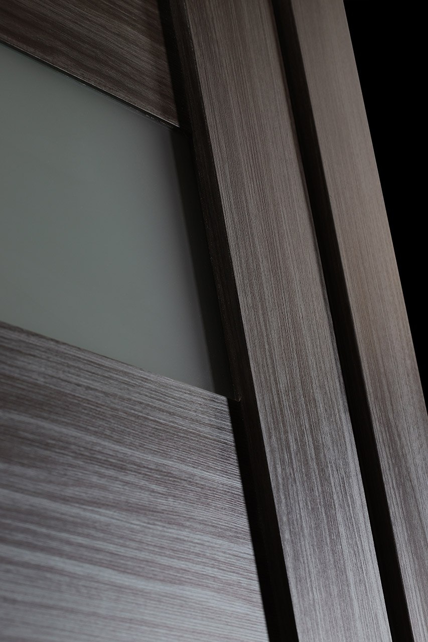 ROMI VETRO GRAY OAK BYPASS BELLDINNI MODERN INTERIOR DOOR - 5