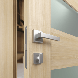 AVON 07-01 VETRO LOIRE ASH DOUBLE INVISIBLE METAL FRAME BELLDINNI MODERN INTERIOR DOOR - 3