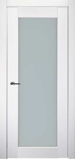 SMART PRO 207 VETRO POLAR WHITE SWING BELLDINNI MODERN INTERIOR DOOR - 1