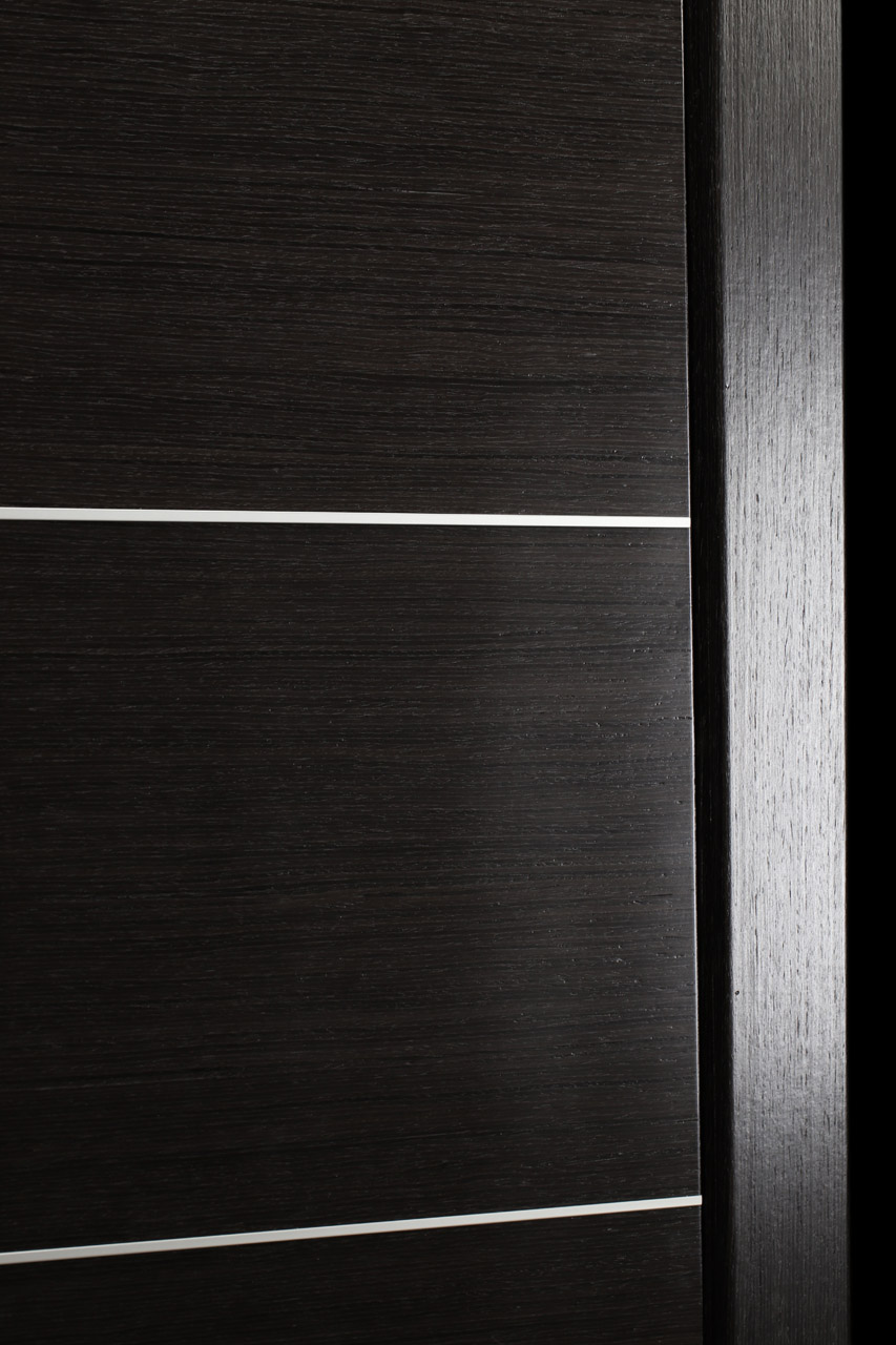 AVANTI 4H BLACK APRICOT SWING BELLDINNI MODERN INTERIOR DOOR - 5