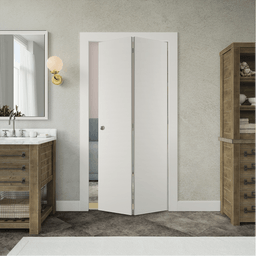 SMART PRO FLAT POLAR WHITE BI-FOLD BELLDINNI MODERN INTERIOR DOOR - 2