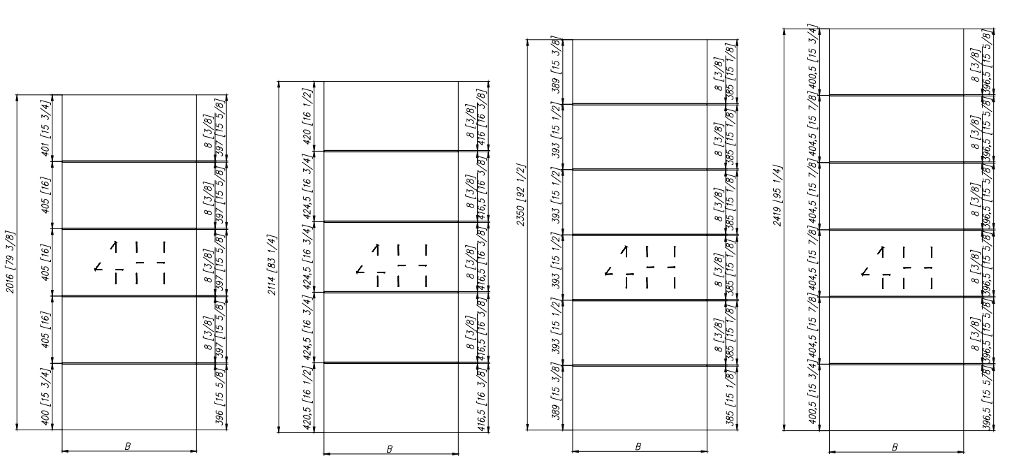 AVON 01 4H LIGHT URBAN BYPASS DOORS BELLDINNI MODERN INTERIOR DOOR - 3