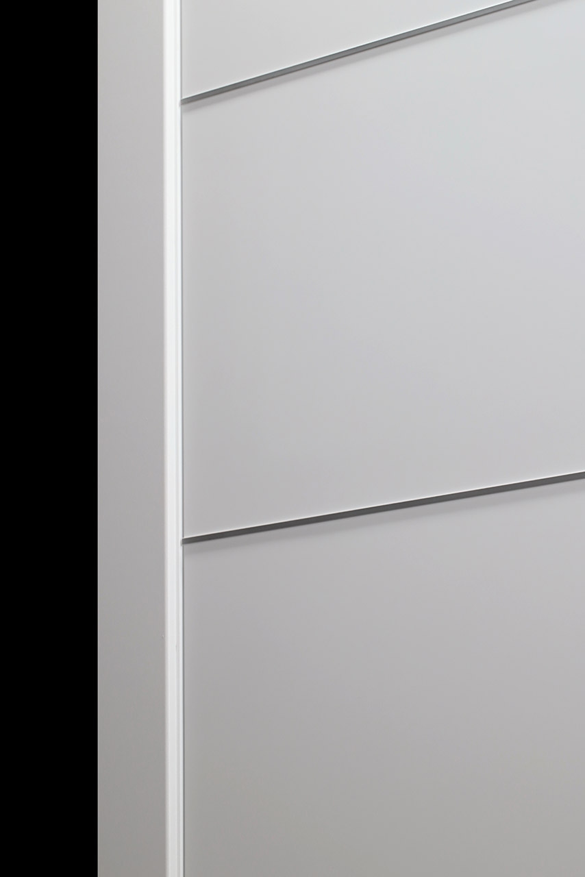 OPTIMA 4H SNOW WHITE INVISIBLE METAL FRAME BELLDINNI MODERN INTERIOR DOOR - 8