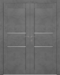 AVON 07 2H DARK URBAN DOUBLE BELLDINNI MODERN INTERIOR DOOR - 1