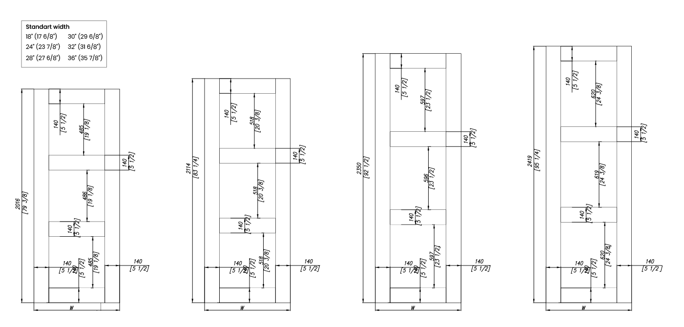 AVON 07 2RN VERALINGA OAK BYPASS BELLDINNI MODERN INTERIOR DOOR - 7