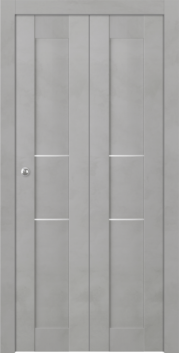 AVON 07 2H LIGHT URBAN BI-FOLD BELLDINNI MODERN INTERIOR DOOR - 1