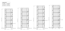 AVON 202 4H VETRO PECAN NUTWOOD DOUBLE INVISIBLE METAL FRAME BELLDINNI MODERN INTERIOR DOOR - 5