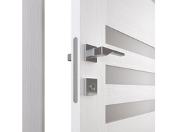 LETI VETRO SNOW WHITE SWING BELLDINNI MODERN INTERIOR DOOR - 3