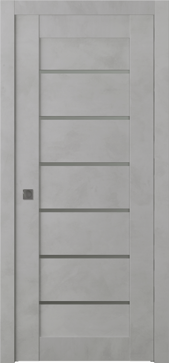 AVON 07-02 VETRO LIGHT URBAN POCKET BELLDINNI MODERN INTERIOR DOOR - 1