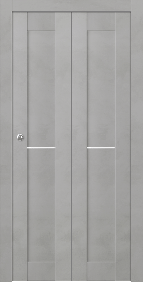 AVON 07 1H LIGHT URBAN BI-FOLD BELLDINNI MODERN INTERIOR DOOR - 1