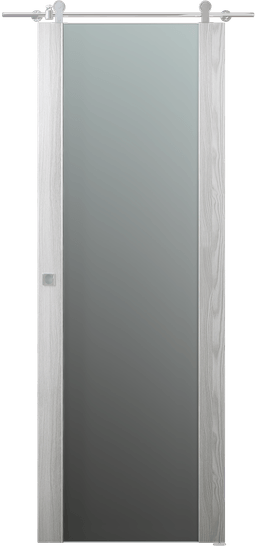 AVON 202 VETRO RIBEIRA ASH DOUBLE BARN BELLDINNI MODERN INTERIOR DOOR - 1