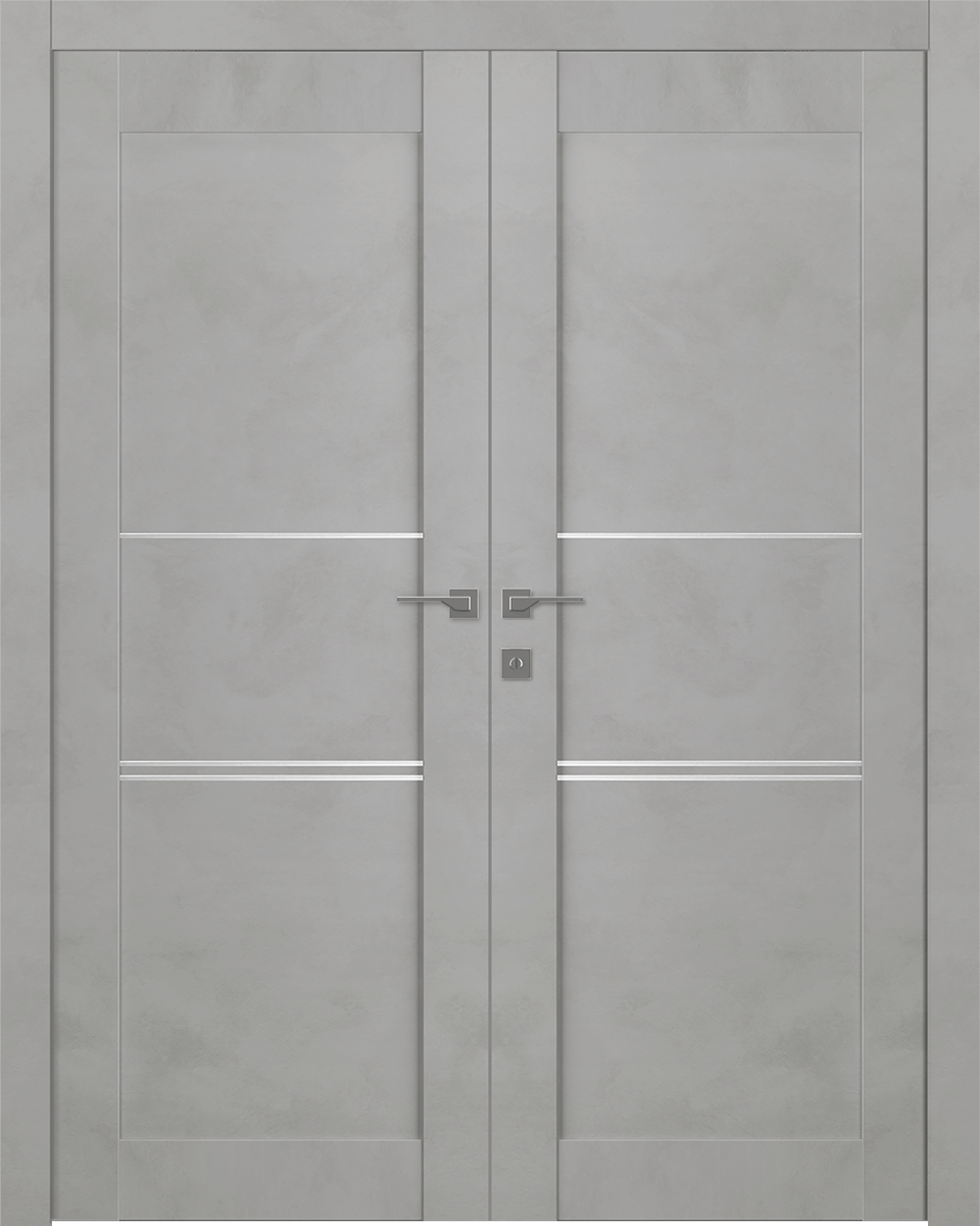 AVON 07 3H LIGHT URBAN DOUBLE BELLDINNI MODERN INTERIOR DOOR - 1