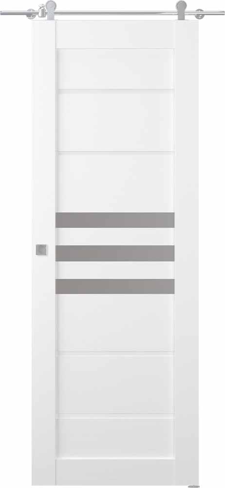 DOME VETRO BIANCO NOBLE BARN BELLDINNI MODERN INTERIOR DOOR - 1