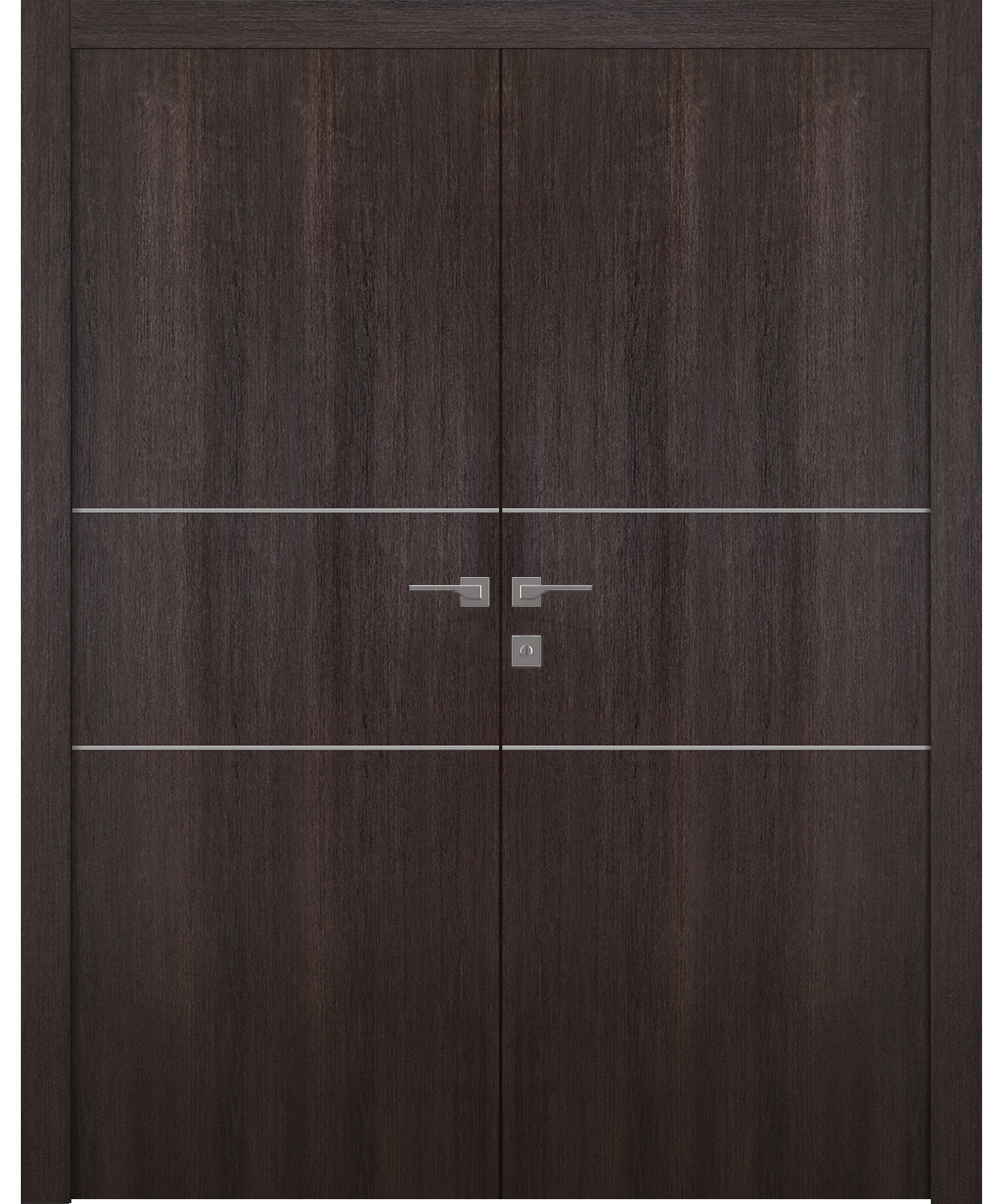 OPTIMA 2H VERALINGA OAK DOUBLE BELLDINNI MODERN INTERIOR DOOR - 1