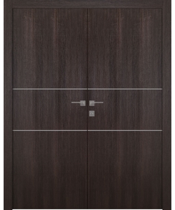 OPTIMA 2H VERALINGA OAK DOUBLE BELLDINNI MODERN INTERIOR DOOR - 1