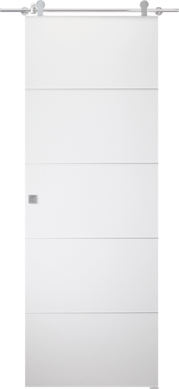ARVIKA POLAR WHITE BARN BELLDINNI MODERN INTERIOR DOOR - 1