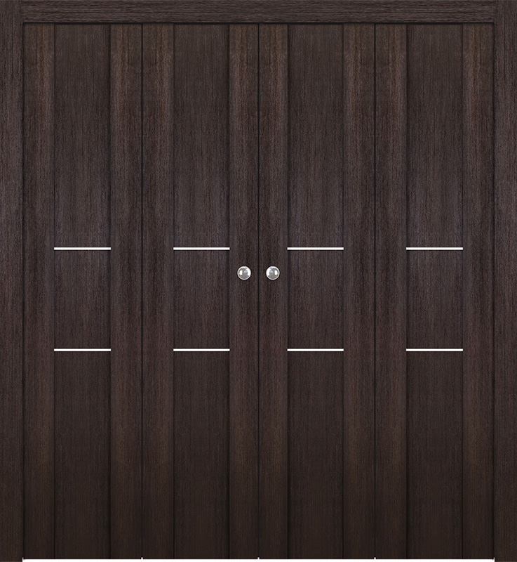 AVON 01 2H VERALINGA OAK DOUBLE BI-FOLD BELLDINNI MODERN INTERIOR DOOR - 1