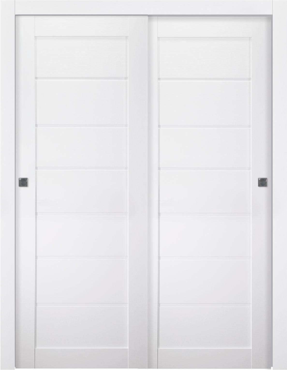 ALDA BIANCO NOBLE BYPASS BELLDINNI MODERN INTERIOR DOOR - 1