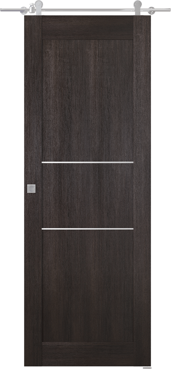 AVON 07 2H VERALINGA OAK DOUBLE BARN BELLDINNI MODERN INTERIOR DOOR - 1