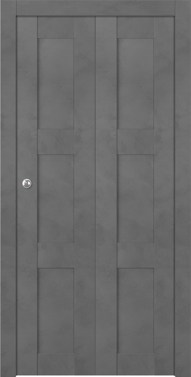 AVON 07 2RN DARK URBAN BI-FOLD BELLDINNI MODERN INTERIOR DOOR - 1