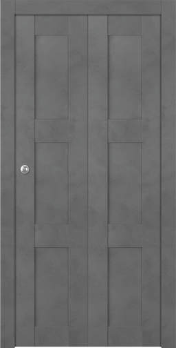 AVON 07 2RN DARK URBAN BI-FOLD BELLDINNI MODERN INTERIOR DOOR - 1