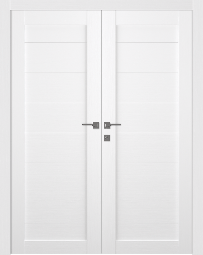 ERMI BIANCO NOBLE DOUBLE BELLDINNI MODERN INTERIOR DOOR - 12