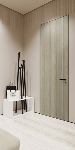 OPTIMA 2U SHAMBOR DOUBLE INVISIBLE METAL FRAME BELLDINNI MODERN INTERIOR DOOR - 2